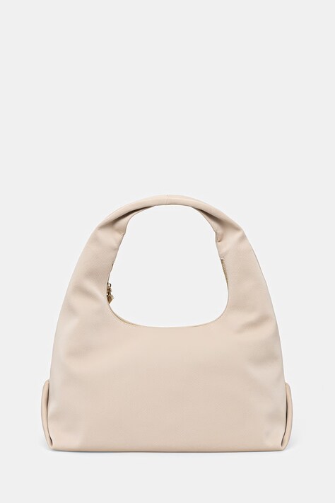 Steve Madden torebka hobo damska z imitacji skóry Biva-V beżowa SM13002217