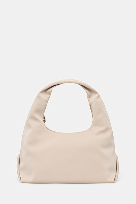 Steve Madden torebka hobo damska z imitacji skóry Biva-V beżowa SM13002217