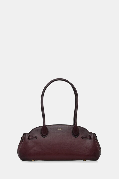 Coach geantă de piele Empire Carryall Bag 34 culoarea bordo, CCC30