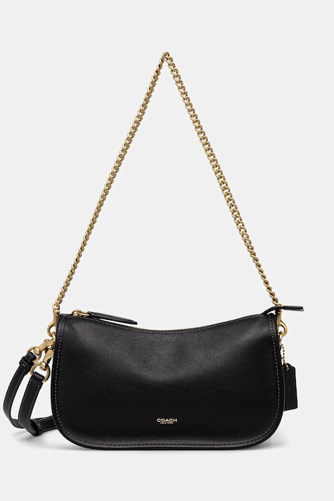 Coach torebka skórzana Waverly kolor czarny CCC36