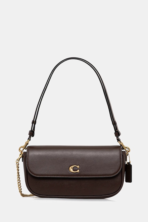 Coach leather handbag Brook brown color CAN90