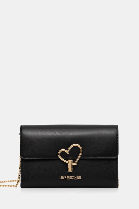 Love Moschino poșetă culoarea negru, JC4327PP0NKU0000