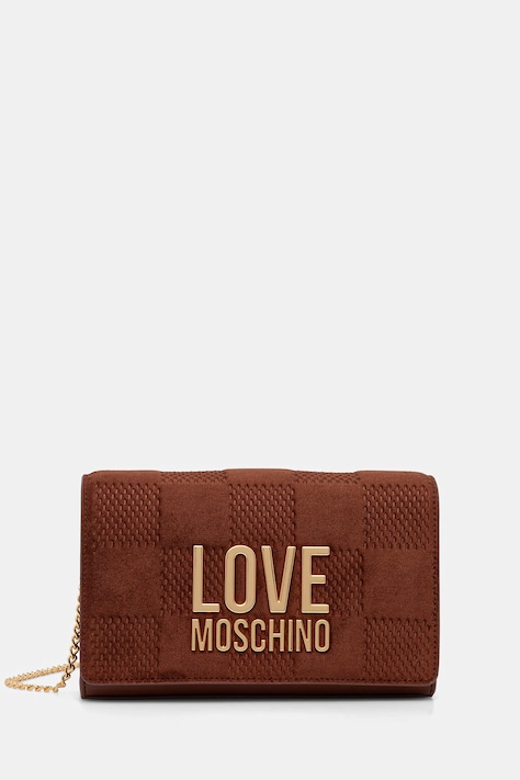 Love Moschino torebka kolor brązowy JC4127PP0NKB120A