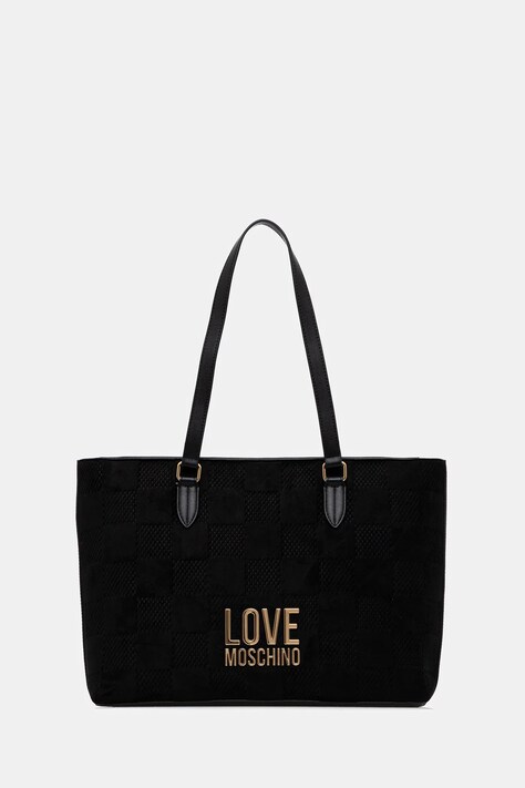 Love Moschino torebka kolor czarny JC4123PP0NKB100A
