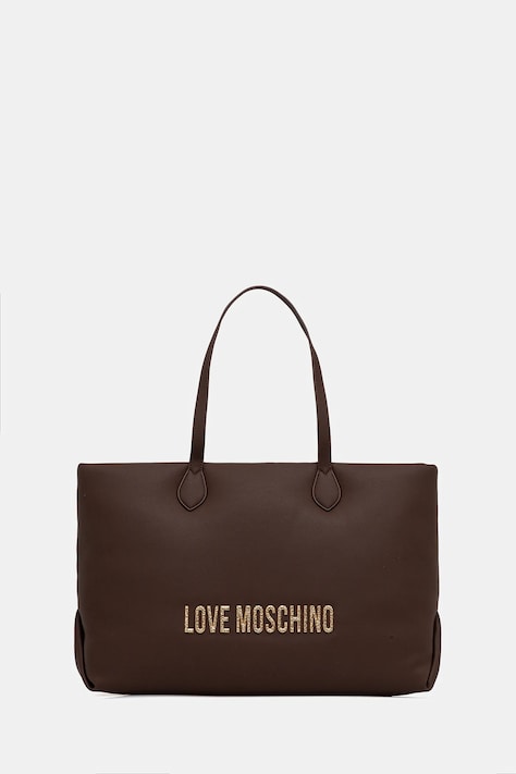 Love Moschino torebka kolor brązowy JC4395PP0NKD031A