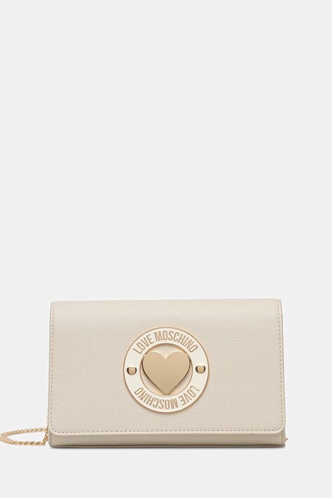 Love Moschino torebka kolor beżowy JC4368PP0NKG0110