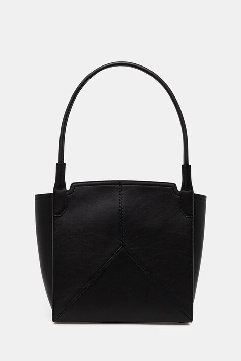 Victoria Beckham сумка-шопер жіноча шкіряна Victoria — AW25-TOD2UW, чорний — фото 3