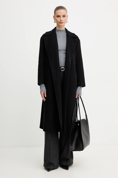 Victoria Beckham poșetă de piele culoarea negru, B325AAC006915A