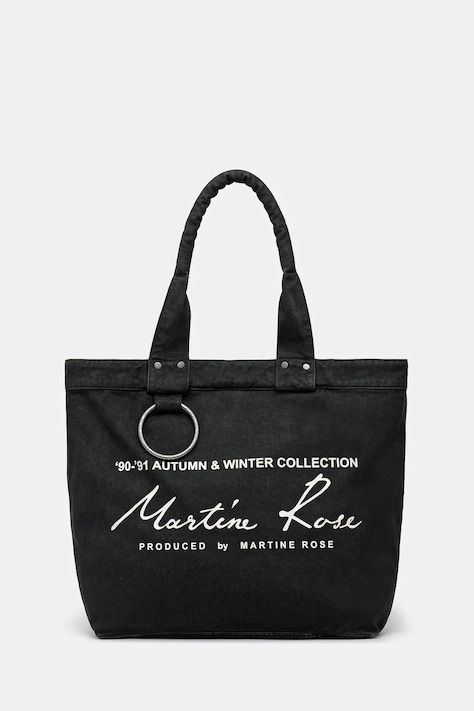 Бавовняна сумка Martine Rose Bondage Tote Bag колір зелений 1207WP22414