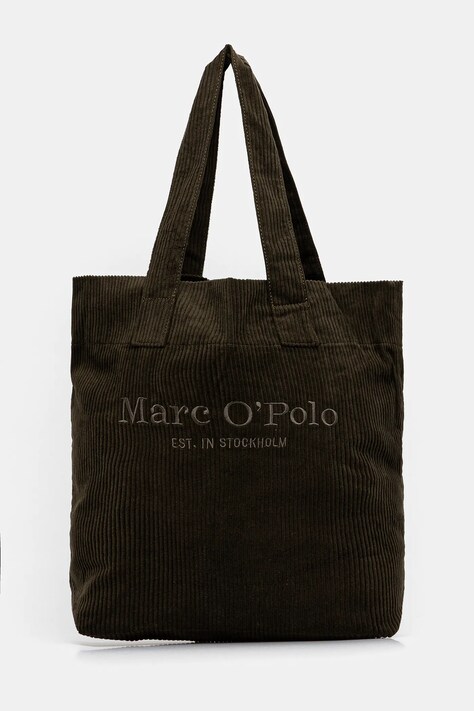 Marc O'Polo torebka bawełniana kolor zielony 50919730202807