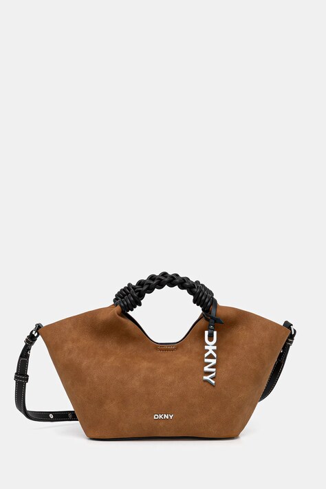 Dkny torebka PAULA kolor brązowy R53AMM60