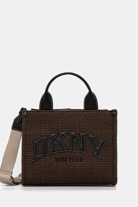 Dkny torebka kolor brązowy