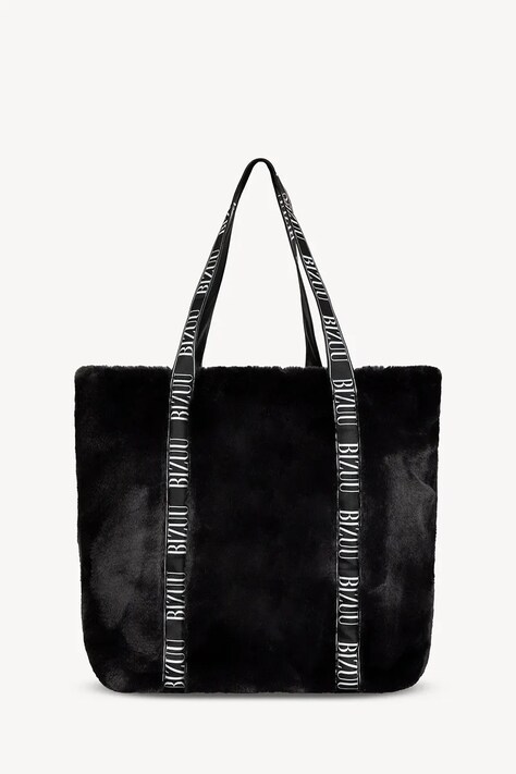 BIZUU Shopper γυναικεία FUZZY μαύρη FUZZY CZARNY
