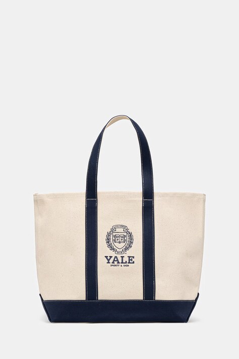 Sporty & Rich torebka Yale Crest Tote kolor beżowy BA006611677BE23