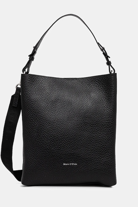 Marc O'Polo torebka skórzana kolor czarny 5000007749