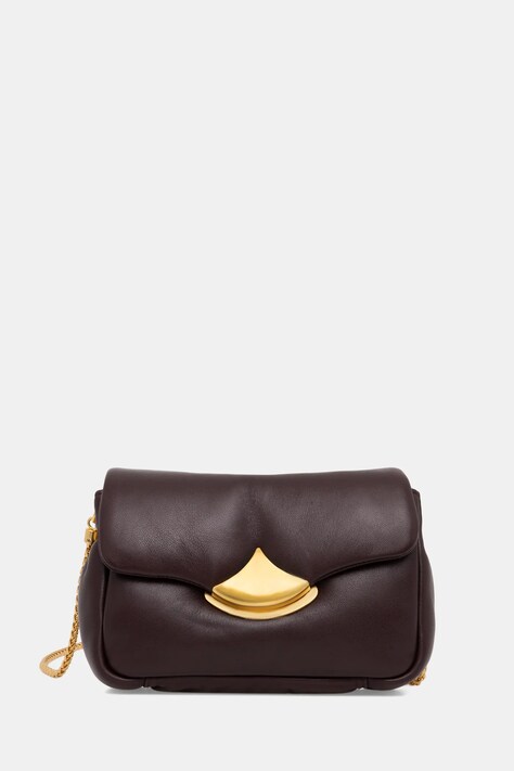 Sessun torebka skórzana kolor fioletowy 25102018