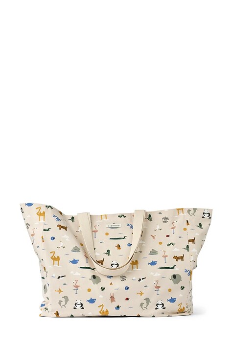 Liewood torebka bawełniana Maxi Totebag kolor beżowy LW14739