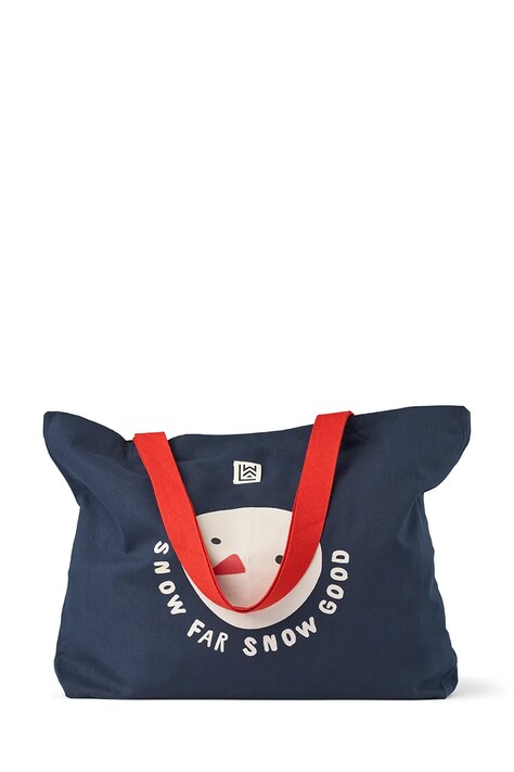 Liewood torebka Big Totebag kolor granatowy LW14796