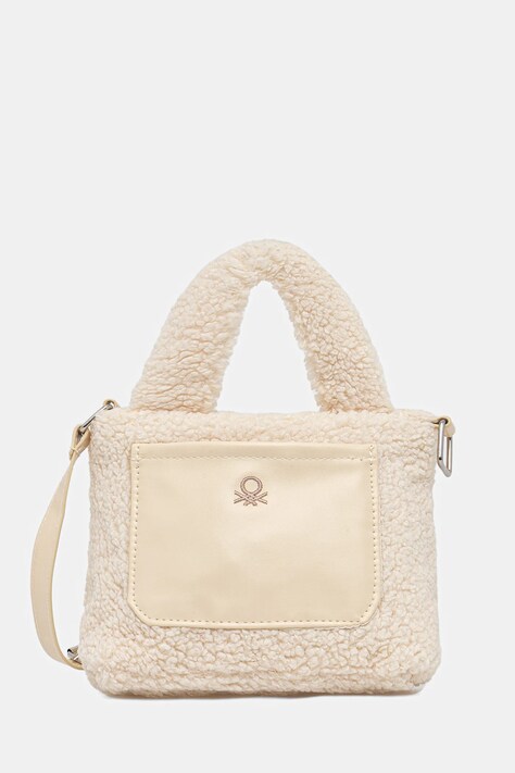 United Colors of Benetton torebka dziecięca kolor beżowy 67EECY02C