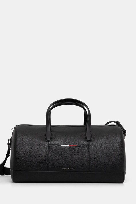 Taška Tommy Hilfiger černá barva, AM0AM13485