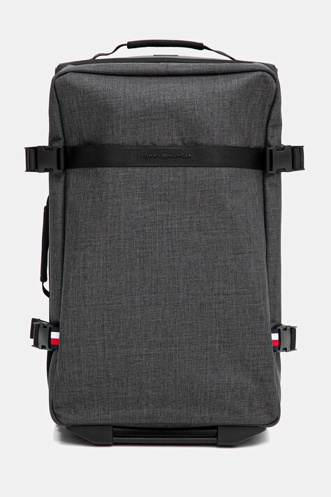 Tommy Hilfiger valiză culoarea gri, AM0AM13554