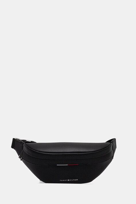 Tommy Hilfiger borsetă culoarea negru, AM0AM13488