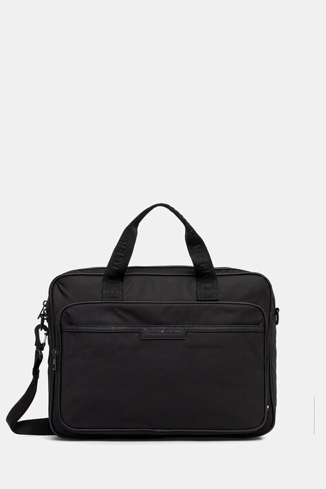 Tommy Hilfiger borsa per laptop colore grigio AM0AM13466