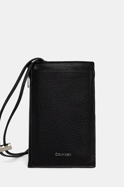 Obal na telefon Calvin Klein černá barva, LV04D1037G