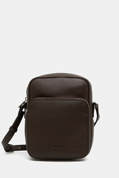Calvin Klein borsetă culoarea maro, LV04D3076G