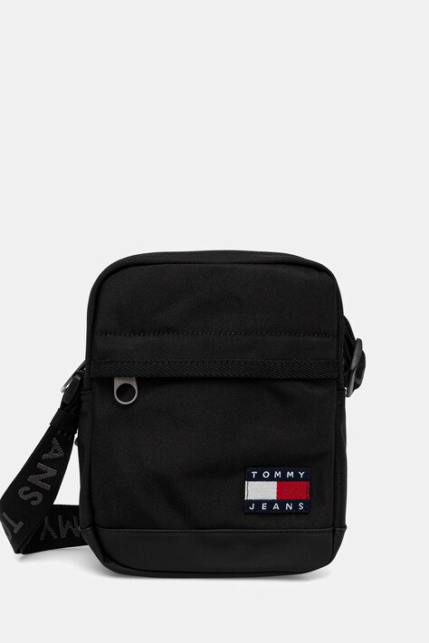 Σακίδιο Tommy Jeans χρώμα: μαύρο, AM0AM13389