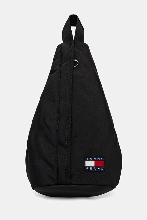 Nahrbtnik Tommy Jeans moški, črna barva, AM0AM13391