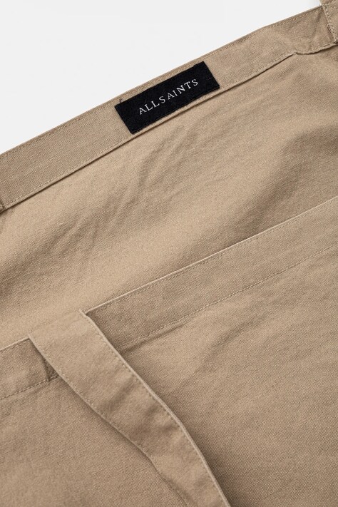 Бавовняна сумка AllSaints LARGE 46 x 42 x 19 c — AW25-TOM02K, бежевий — фото 5