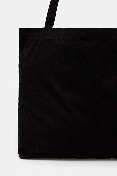 Бавовняна сумка AllSaints SOLEIL — AW25-TOM02L, чорний — фото 3