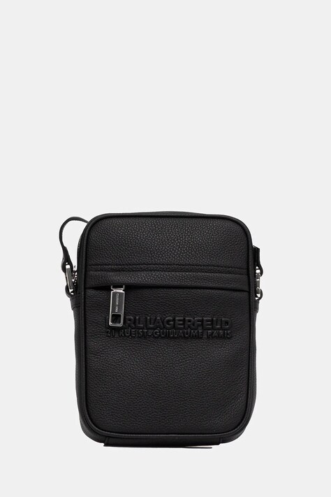 Karl Lagerfeld borsetă de piele K/RSG culoarea negru, A3M30177