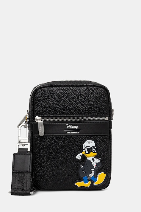Karl Lagerfeld saszetka KL X DISNEY męska kolor czarny A3M30272