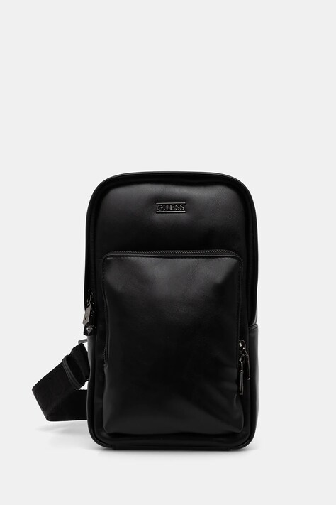 Ruksak Guess BOSTON za muškarce, boja: crna, mali, bez uzorka, HMBOCA P5326