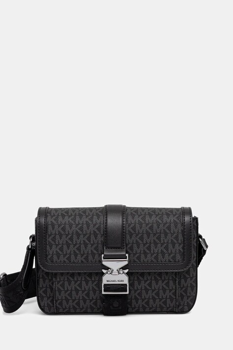 Michael Kors saszetka skórzana HUDSON kolor czarny 33T5LHDM2B