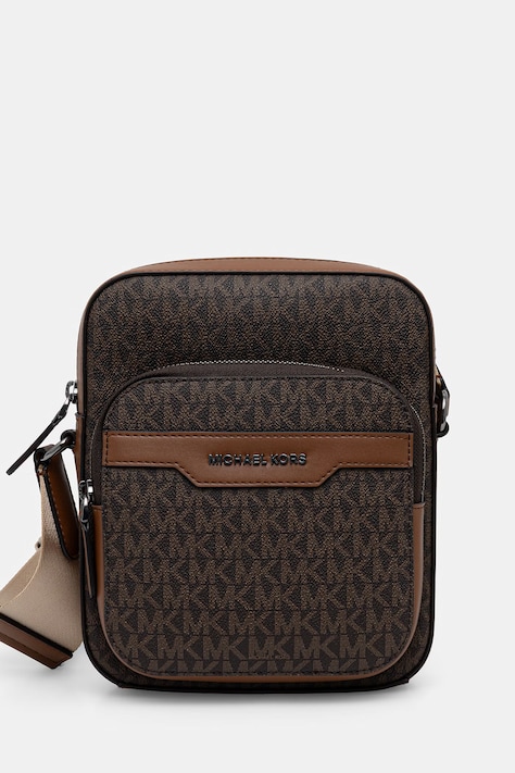Michael Kors saszetka męska HUDSON brązowa 33T5LHDM0B