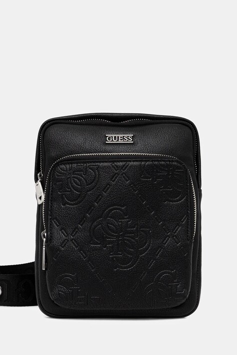 Guess saszetka BOSTON kolor czarny HMBOMG P5423