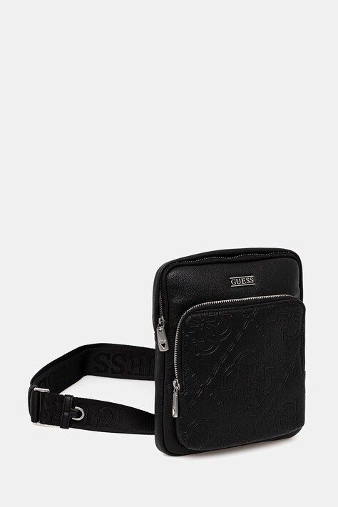 Guess saszetka BOSTON kolor czarny HMBOMG P5423