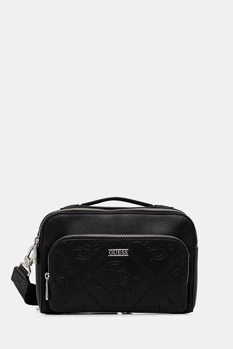 Guess saszetka BOSTON kolor czarny HMBOMG P5439