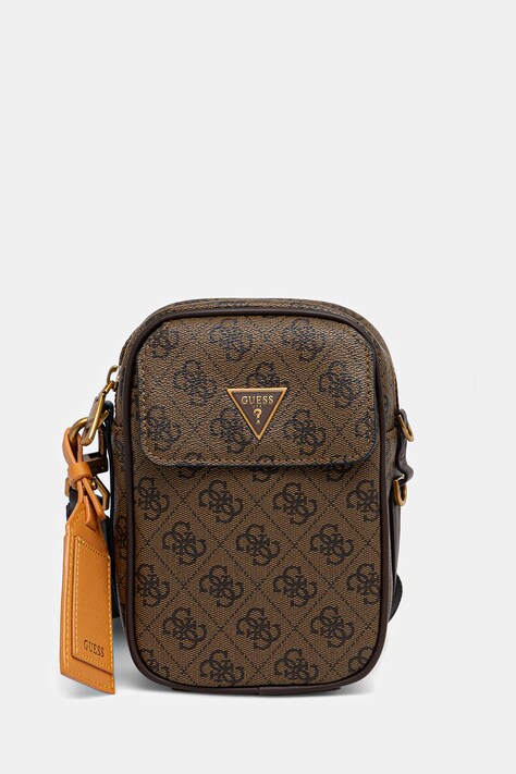 Guess saszetka MILANO kolor brązowy HMMILO P5425