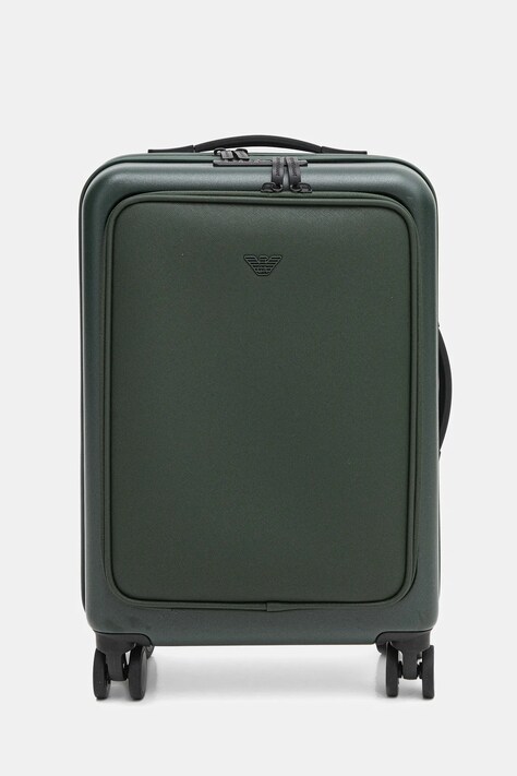 Kovček Emporio Armani zelena barva, EM004337 AF13666