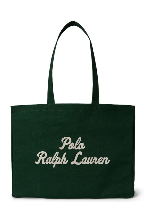 Τσάντα Polo Ralph Lauren χρώμα: μπεζ, 405962436