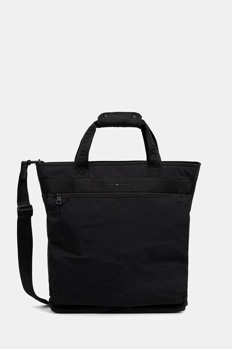 Tommy Hilfiger geantă culoarea negru, AM0AM13611
