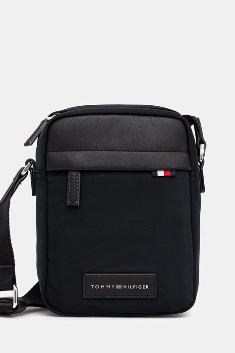 Tommy Hilfiger saszetka kolor czarny AM0AM13618