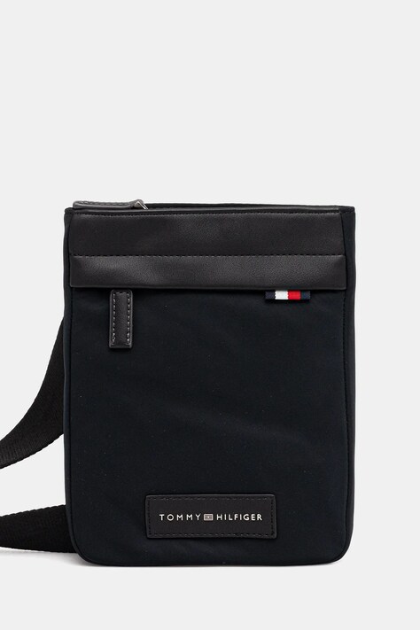 Tommy Hilfiger saszetka kolor czarny AM0AM13620