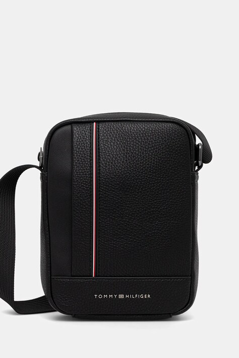 Tommy Hilfiger saszetka kolor czarny AM0AM13632