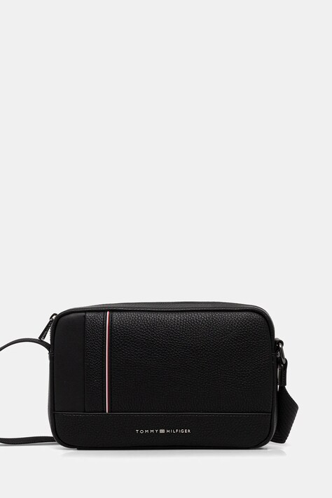 Tommy Hilfiger borseta culoarea negru, AM0AM13635