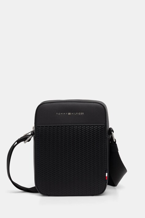 Tommy Hilfiger saszetka kolor czarny AM0AM13661